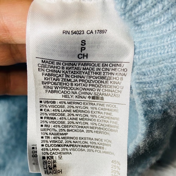 Banana Republic Merino Wool/ Cashmere Sweater S - Picture 5 of 5